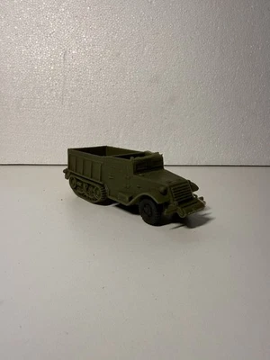 Camión de colección Marx Battleground Army Halftrack verde oliva Foto 1 de 4