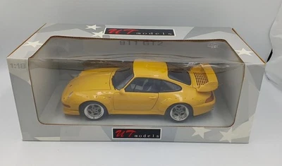 UTMODELS Porsche 911GT2 Yellow 1/18 Minicar - Image 1 of 4