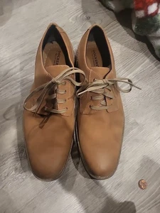 Dockers Mens 10 M Lace Up Plain Toe Oxford 90-92630 Brown Casual All Man Made - Picture 1 of 4