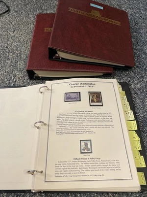 Lot of 837 United States Stamps From 1920 - 1990 in 3 Albums with descriptions - Image 1 of 4