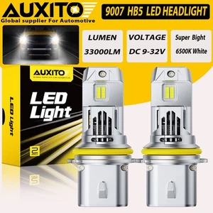 AUXITO 9007 HB5 Super Blanco 80000LM Kit Faro LED Bombilla Alto Bajo Haz Combo 2 - Imagen 1 de 10