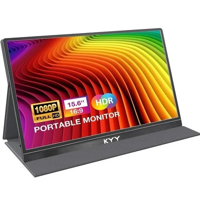 KYY K3-1 15.6" Type-C Portable Display 1920x1080 Built-In Speakers New  - Image 1 of 4