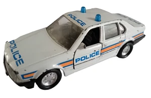 MATCHBOX SUPER KINGS BMW 750i L POLICE CAR 1988 #286 VINTAGE TOY - Picture 1 of 8