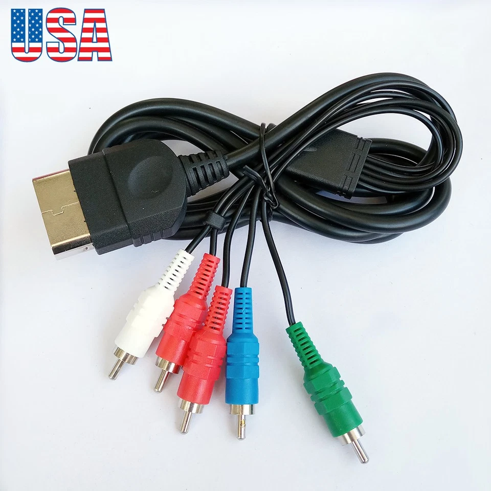 NEW Component AV HD Cable TV Console Lead 1.8M 6FT for Xbox Original Classic - Image 1 of 1