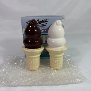 VTG Dairy Queen Ice Cream Cone Salt & Pepper Shakers READ - Picture 1 of 17
