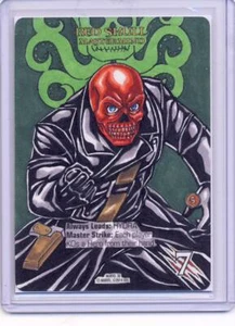 Tarjeta de boceto jugable 2015 Marvel 3D Legendary DBG calavera roja Bobbitt - Imagen 1 de 1
