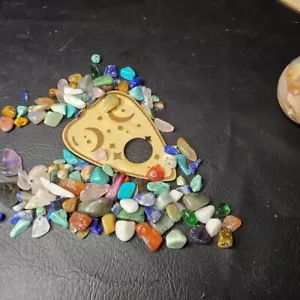 Soporte Esfera Cristal Planchette, Soporte Esfera Madera, Soporte Madera, Metafísico - Imagen 1 de 4