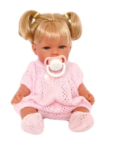 Muñeca bebé rosa Ann Lauren 12" - mezcla de vinilo de silicio - Imagen 1 de 4