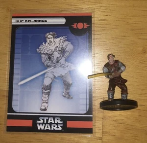 Star Wars Miniatures Champions Of The Force Ulic Qel-Droma 19/60 VR con tarjeta - Imagen 1 de 1