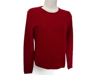 NWT Charter Club Red 100% CASHMERE Pullover SWEATER Size 0-2P Casual Luxury - Picture 1 of 9
