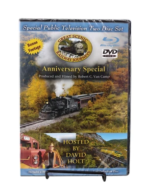 Great Scenic Railway Journey Anniversary Special (Blu-ray & DVD) David Holt. NEW - Image 1 of 4
