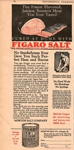 VINTAGE 1928 FIGARO SALT COOKING CURING  PRINT AD - Bild 1 von 1