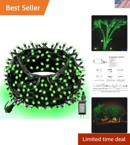 Green Christmas String Lights, 300 LED 100 FT Connectable Waterproof String l... - Picture 1 of 9