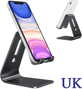 OMOTON Phone Holder–Aluminum Stand Dock Cradle Galaxy S22 S21 S20 S10 A80 A70 S9 - Picture 1 of 8