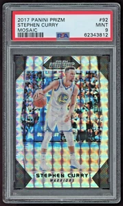 STEPHEN CURRY 2017 Panini Prizm MOSAIC #92 PSA 9 - Picture 1 of 2