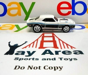 Custom Hot Wheels 1968 White Chevy Chevrolet Camaro with Real Riders Tires 68 - Picture 1 of 7