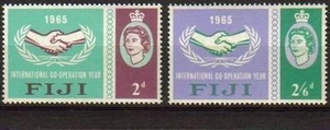FIJI 1965 International Cooperation Year set (2) Unhinged Mint SG 343-4 - Picture 1 of 1