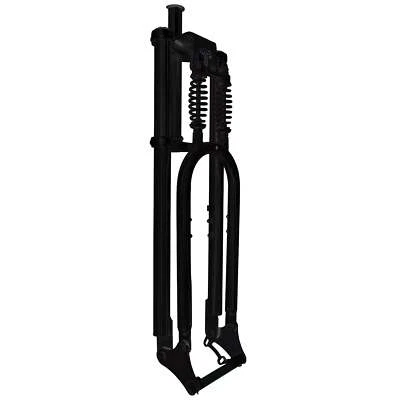 FAT 26''-29'' ADJUSTABLE DUAL SPRING FORK 1-1/8" THREADLESS DISC BRAKE BLACK - Image 1 of 4