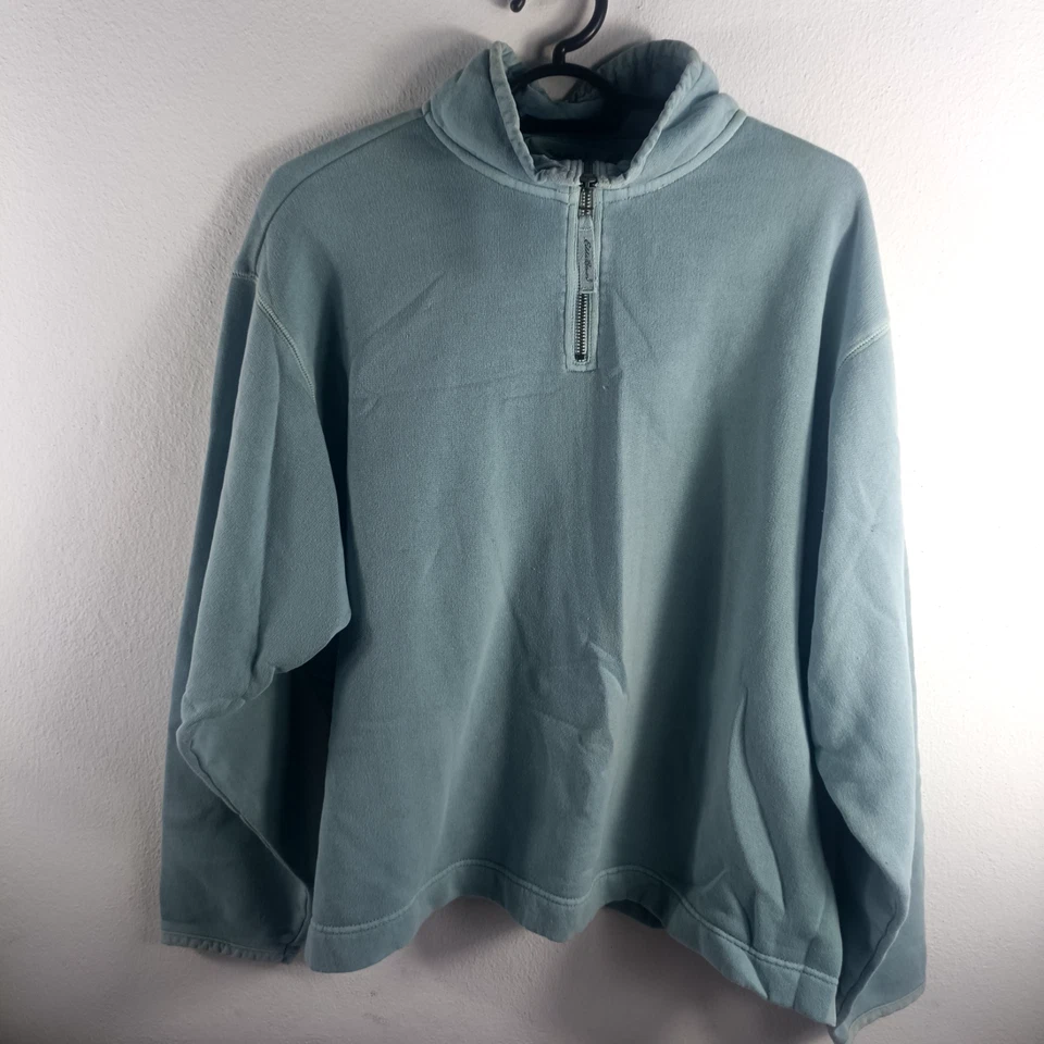 Eddie Bauer Swea1/4 Zip Long Sleeve Mock Neck Winter - Image 1 of 4