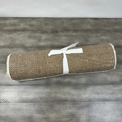 Pottery Barn Mason Handwoven Cotton Fringe Table Runner Amber 18”x108” NWOT