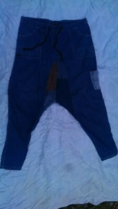 Jeans Haremshose Pumphose Pluderhose patchwork Gr.38 bis 42 - Bild 1 von 8