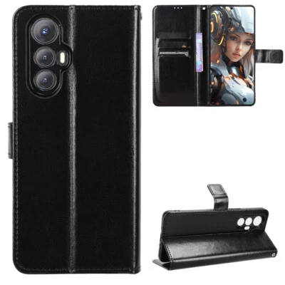 For Cubot Max 5, Classic Cover Flip Leather Wallet Stand Card Slots Soft Case - Image 1 of 4