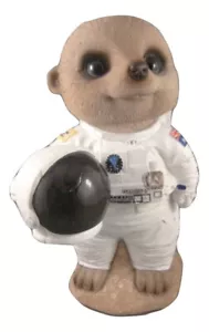 Caja de dinero estatua adorno figura decoración del hogar - astronauta Meerkat - Imagen 1 de 7