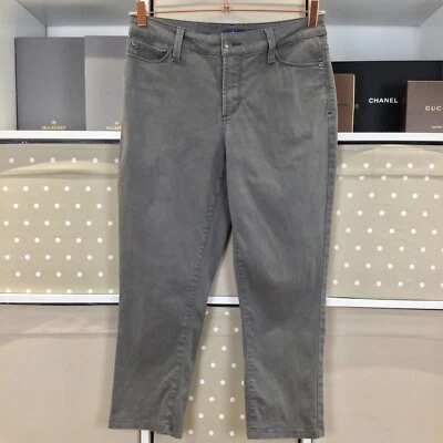 NYDJ Jeans Size 10 Grey Clarissa Ankle Stretch Denim US6 Not Your Daughters - Image 1 of 4