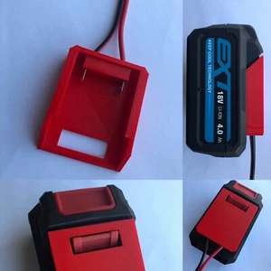 Cable de batería de iones de litio Erbauer EXT 18V conector adaptador de salida enchufe adaptador - Imagen 1 de 5