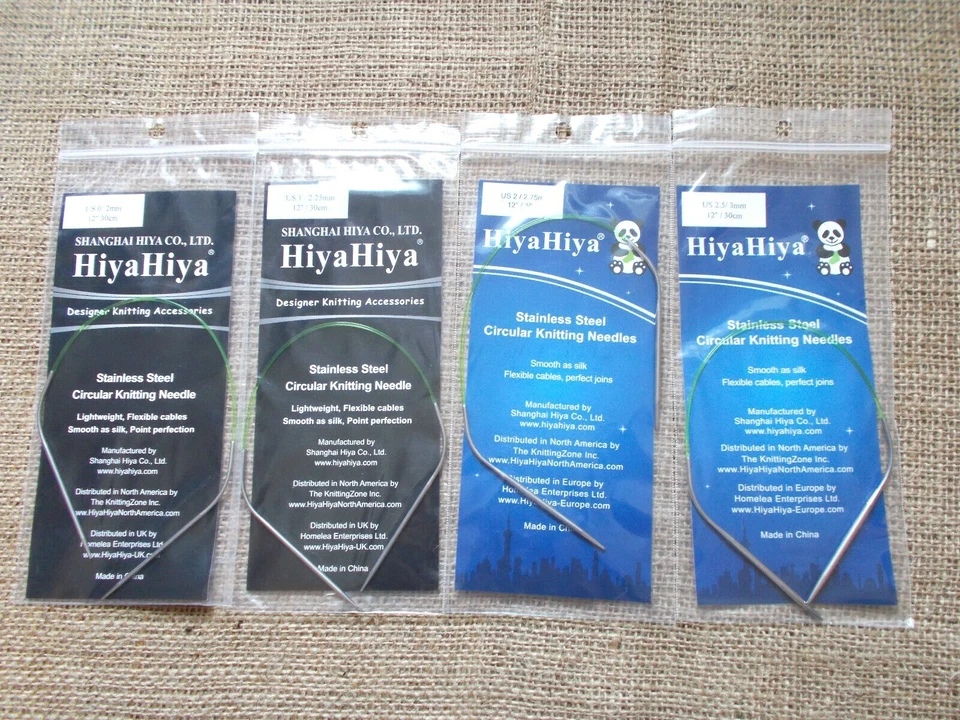 HiyaHiya Acciaio Inox Circolare Lavoro a Maglia Aghi, 30 CM / 30.5cm - Immagine 1 di 1