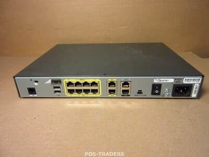 Routeur réseau Cisco 1811 1811/K9 V07 Integrated Services 2x LAN 8x 10/100 WAN - Photo 1/2