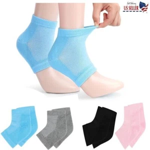 Moisturizing Gel Heel Socks Cracked Dry Foot Skin Care Protectors Silicone 2025 - Picture 1 of 13