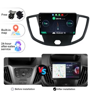 128G Android 14 autoradio GPS navigatore Per Ford Transit 2015-2018 Carplay WIFI - Foto 1 di 13