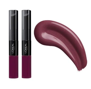 L'OREAL - Infallible Pro-Last Lipcolor 215 Raisin Revival - 0.17oz Lot of 2 - Picture 1 of 3