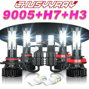 For Mazda Protege5 2002-2003 6x 9005+H7+H3 Headlight & Fog Light LED Combo Bulbs - Picture 1 of 13