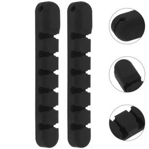 2 Pcs Kabelmanager Büro Schreibtischkabelhalter Kabel-Klebe-Organizer - Bild 1 von 12