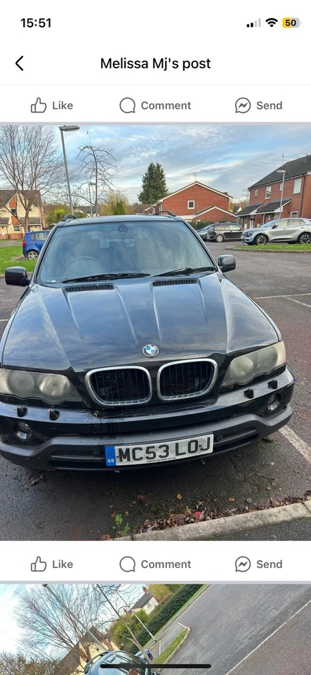 BMW X5 Sport Automatic 3 litre Petrol  MOT till 5th April - Image 1 of 4