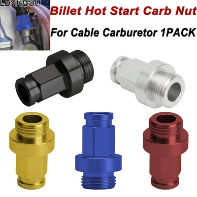 1PC Hot Start Nut Cable Carburetor CNC For Honda CRF KX 250 450 YAMAHA WR YZ 250 - Image 1 of 4