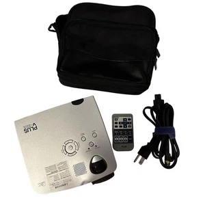 PLUS V-332 DLP Projector Portable XGA 1200 Lumens Business Corporate Case Remote - Picture 1 of 7