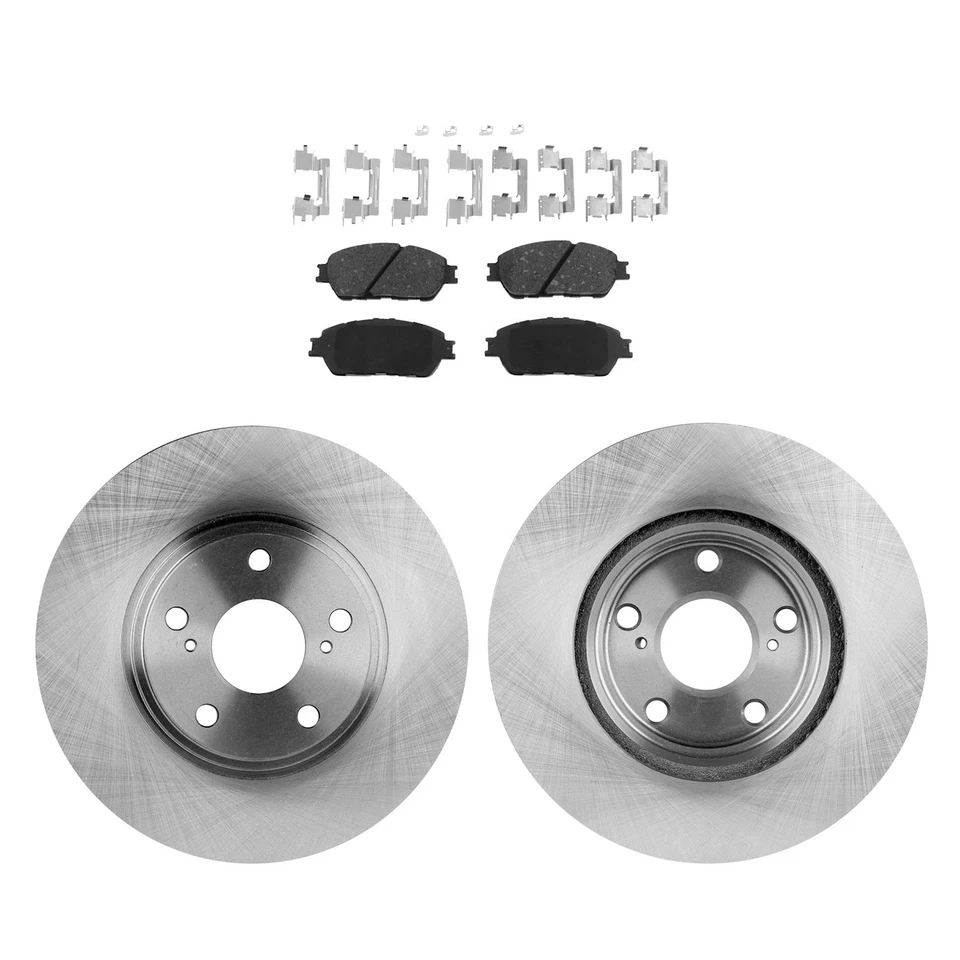 Kit de pastillas de freno de rotor de freno para Lexus ES300 2003-2003 delantero sólido juego de 2 ruedas tracción delantera Foto 1 de 4
