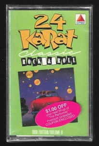 24 Karat Classic Rock & Roll Volume II (1990, Cassette, CITGO) Factory Sealed - Picture 1 of 7