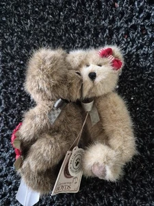 Retired Boyd’s Bear Plush “Hugs N Kisses” Happy Anniversary Bears 6” VTG Cute - Picture 1 of 4