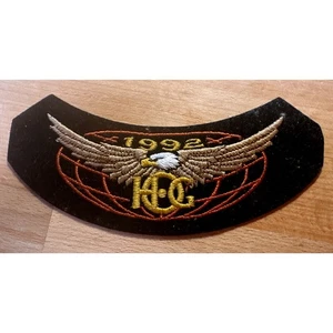 Harley Davidson HOG Rocker Patch 1992 Membership NOS Vintage - Picture 1 of 2