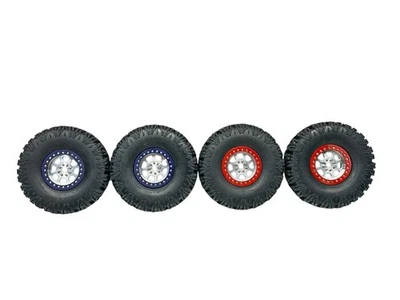 RC4WD Milestar Patagonia M/T 2.2 Scale Tires W Locked Up Rc TR 2.2 Wheels #16529 - Image 1 of 3