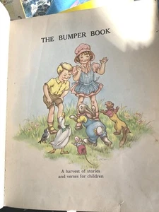 The Bumper Book By Walter Piper  1946  Poems And Verses Old Vintage Book - Picture 1 of 15