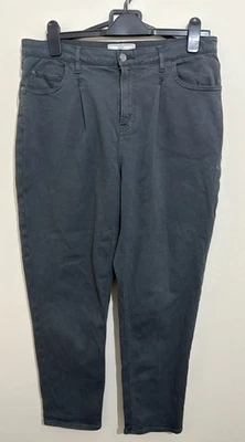 FatFace Eco Denim Women’s Trousers Jeans UK 14R Regular Dark Blue Cotton Blend - Image 1 of 4