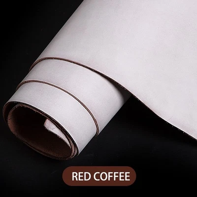 WUTA cera de neblina grão integral couro bovino curtido vegetal 1,8-2,4 mm de espessura 3 pés quadrados - Imagem 1 de 4