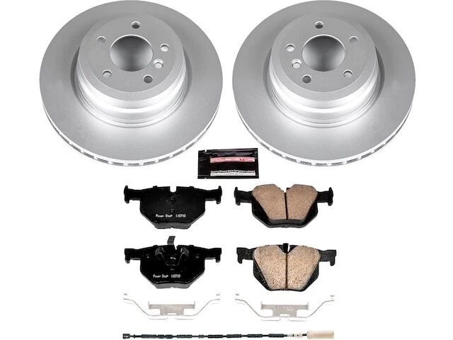 Kit de pastillas de freno trasero y rotor Power Stop 66YMYZ36 para BMW X1 2013 2014 2015 Foto 1 de 1