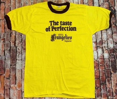 Camiseta Vintage Años 80 Frangelico Liquer Grunge Timbre Adulto Talla XL HECHA EN EE. UU. Foto 1 de 4