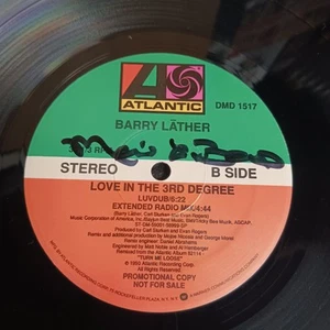 Barry Lather – Love In The 3rd Degree (Atlantic – DMD 1517) generic album jacket - Imagen 1 de 2